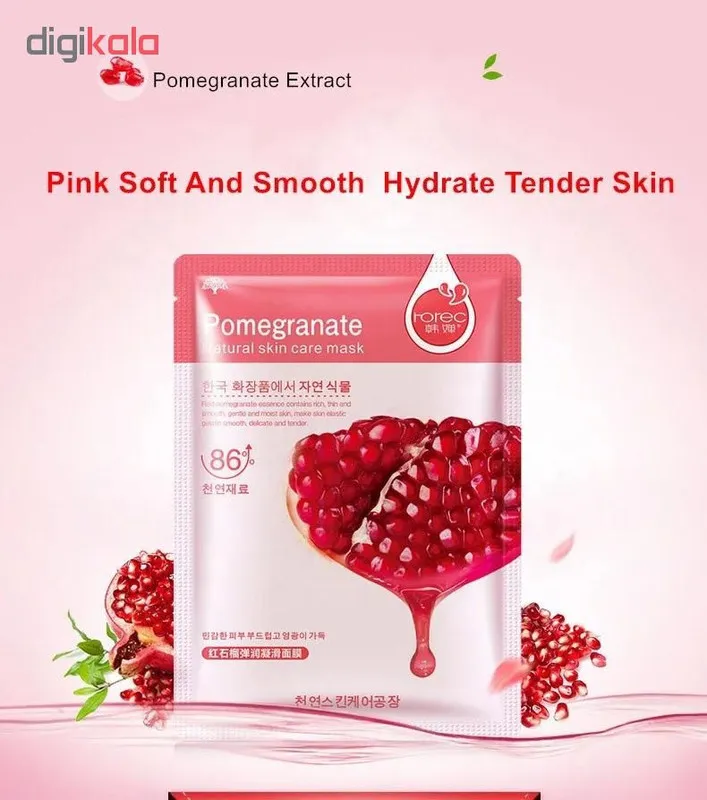 ماسک صورت رورک مدل انار وزن 30 گرم - تصویر 2