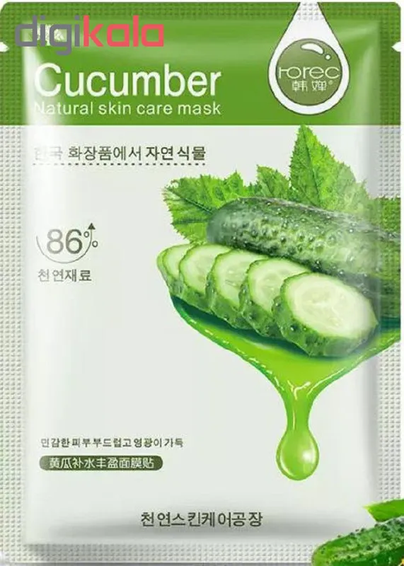 ماسک صورت رورک مدل خیار وزن 30 گرم - تصویر 2