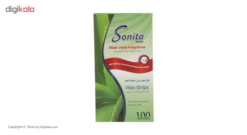 نوار موبر سونیتاموم مدل Aloevera بسته 20 عددی - تصویر 2