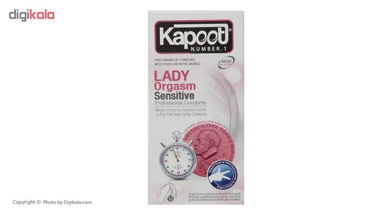کاندوم کاپوت مدل Lady بسته 12 عددی به همراه کاندوم بادی گارد مدل اکسترا سیف بسته 4 عددی - تصویر 4