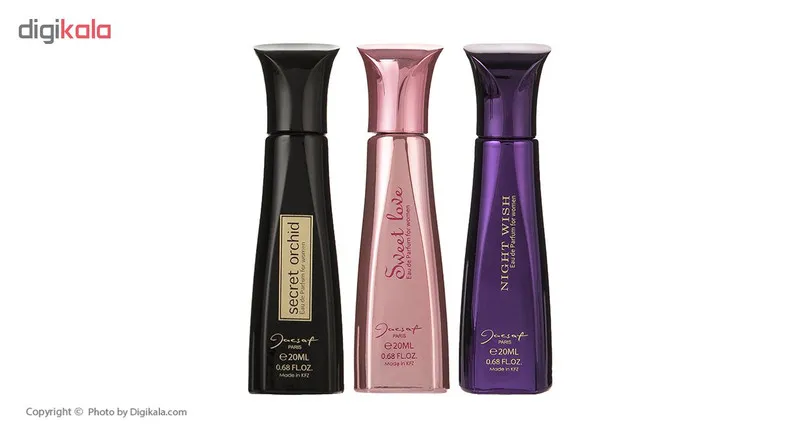 عطر جیبی زنانه ژک ساف مدل JX حجم 20 میلی لیتر بسته 3 عددی - تصویر 3