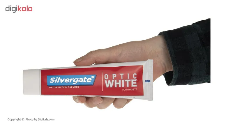 خمیر دندان سیلور گیت مدل Optic White مقدار 120 گرم - تصویر 2