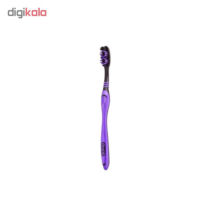 مسواک اورال-بی مدل ALLROUNDER BLACK با برس متوسط - تصویر 3