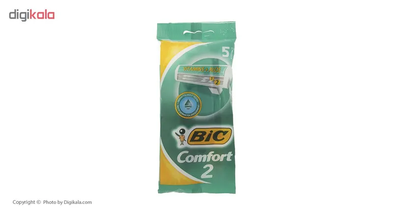 خودتراش بیک مدل Comfort بسته 5 عددی - تصویر 2