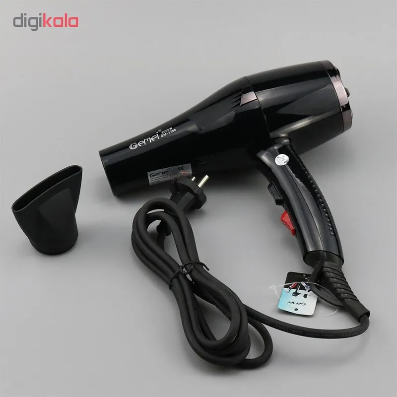 سشوار حرفه ای جیمی مدل GM-1758 - تصویر 2
