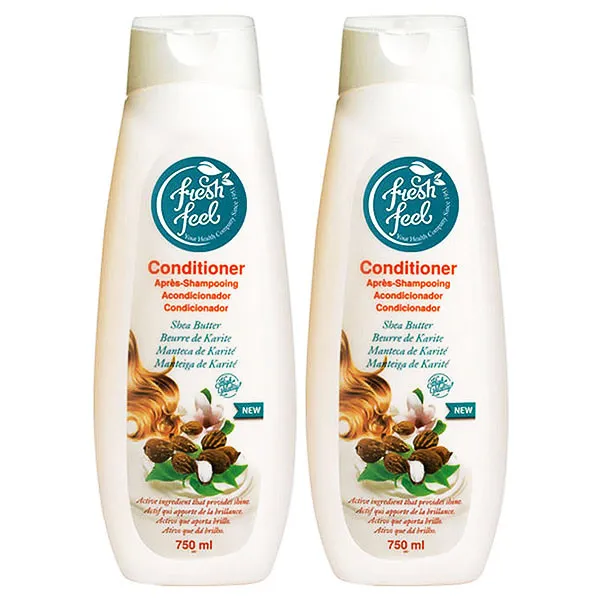 نرم کننده مو فرش فیل مدل Shea Butter حجم 750 میلی لیتر مجموعه 2 عددی
