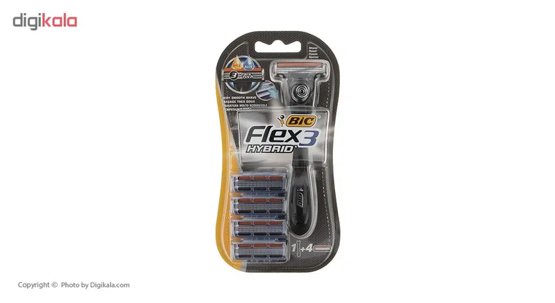 خود تراش بیک مدل Flex 3 بسته 1 عددی - تصویر 2
