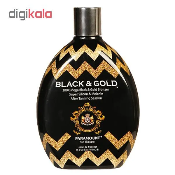 لوسیون سولاریوم پارامونت مدل Black & Gold حجم 400 میلی لیتر - تصویر 2