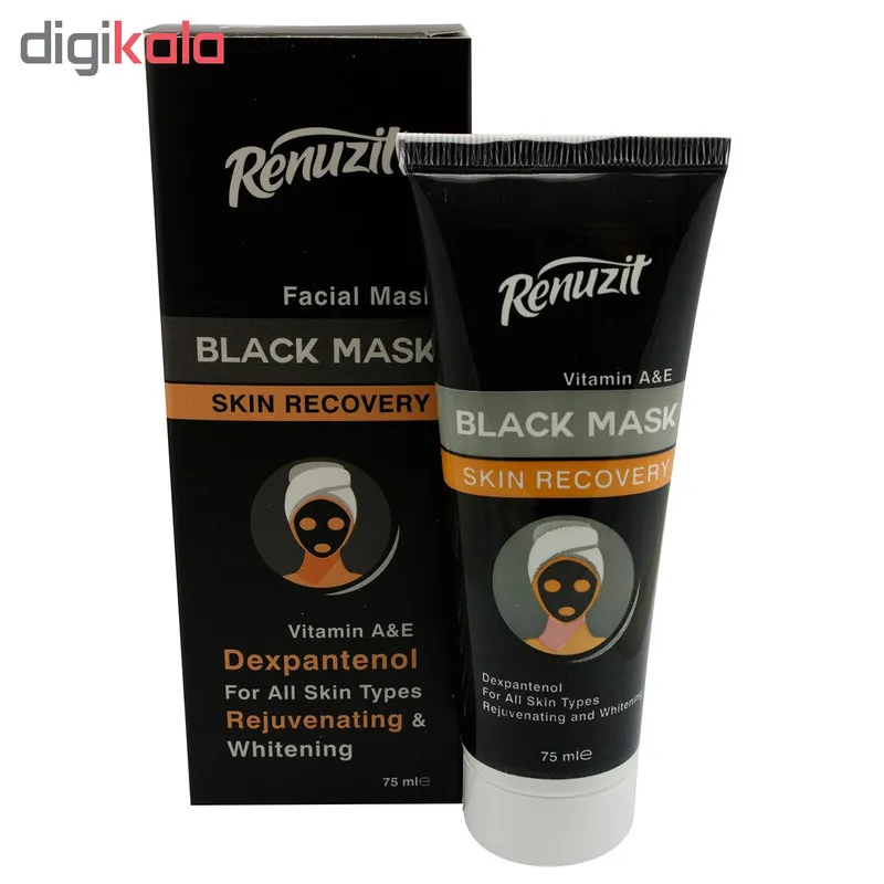 ماسک صورت رینوزیت مدل Black carbon active حجم 75 میلی لیتر - تصویر 3