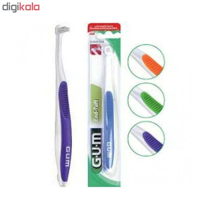 مسواک جی یو ام مدل END-TUFT کد 3087 با برس نرم - تصویر 4