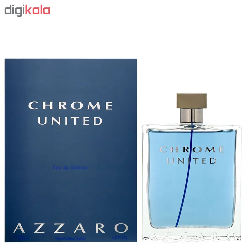 ادو تویلت مردانه آزارو مدل Chrome United حجم 200 میلی لیتر - تصویر 2
