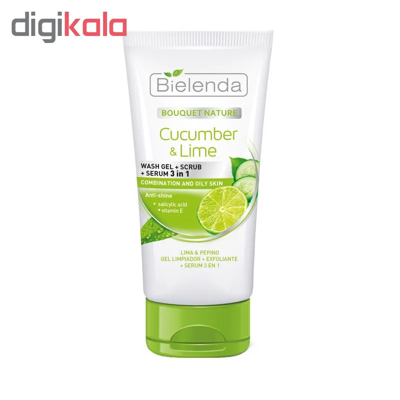 ژل شستشو صورت بی یلندا مدل Cucumber & Lime حجم ۱۵۰ میلی لیتر - تصویر 3