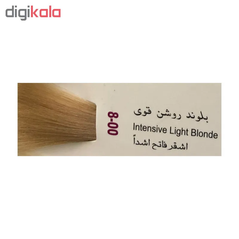 رنگ مو پادینا شماره 00-8 حجم 100 میلی لیتر رنگ بلوند روشن - تصویر 3