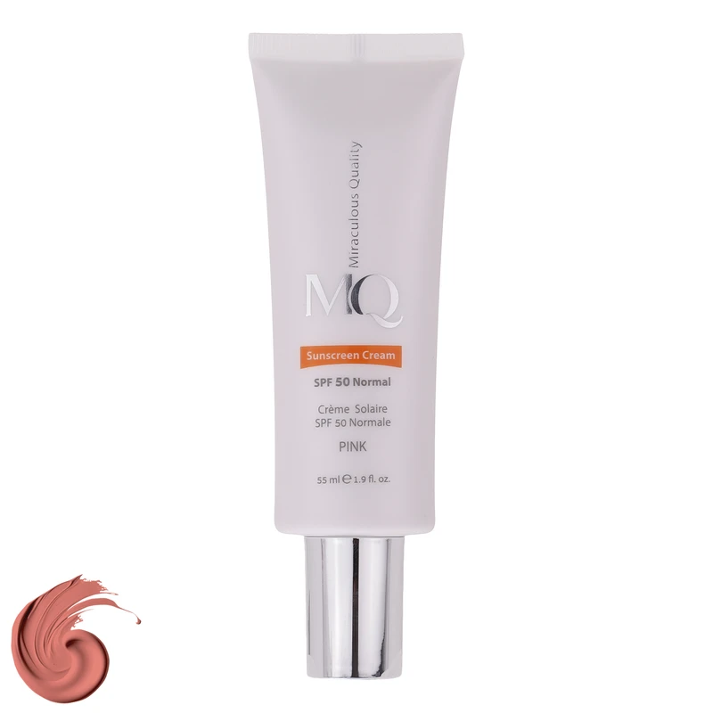 کرم ضد آفتاب رنگی ام کیو، 50 SPF، مدل S564، مناسب انواع پوست تنالیته رنگ متوسط و حجم 55 میلی‌لیتر، ضد حساسیت، محافظت کننده در برابر اشعه UVA و UVB، مرطوب کننده، دارای فرمولاسیون غیرکومدون‌زا، با ماندگ