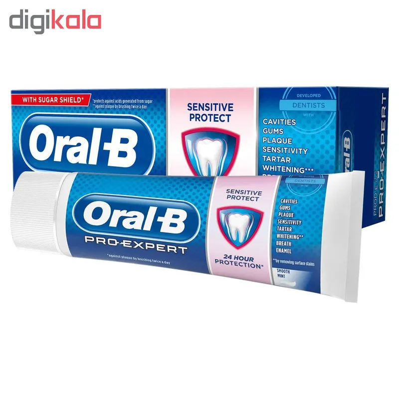 خمیر دندان اورال-بی سری All Around Protection مدل Sensitive حجم 75 میلی لیتر - تصویر 3