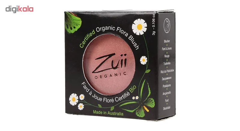 رژ گونه زویی ارگانیک مدل Flora Melon - تصویر 3