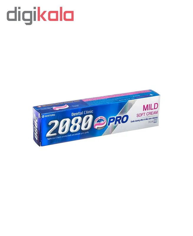 خمیر دندان 2080 مدل Pro Mild حجم 120 میلی لیتر - تصویر 2