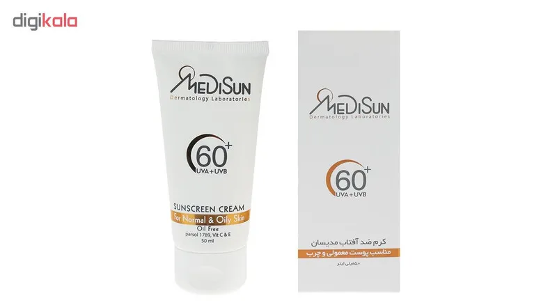 کرم ضد آفتاب مدیسان سری Normal And Oily Skin مدل Without Color حجم 50 میلی لیتر - تصویر 6
