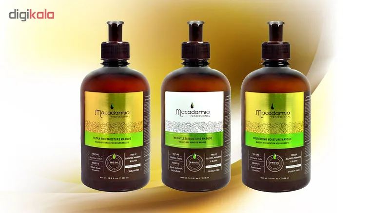 ماسک مو ماکادامیا مدل Natural Oil حجم 500 میلی لیتر - تصویر 3