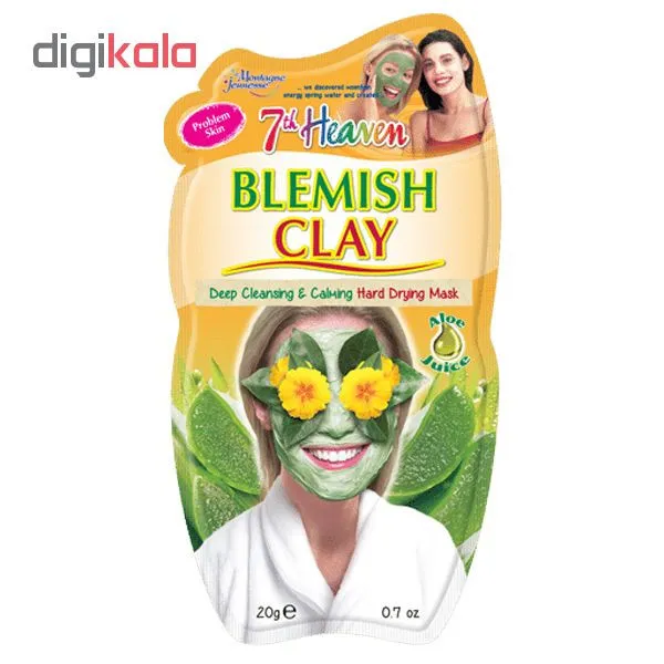 ماسک صورت مونته ژنه سری 7th Heaven مدل Blemish Clay حجم 15 گرم - تصویر 2