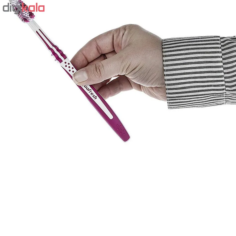 مسواک آکوا فرش مدل Complete Care با برس متوسط بسته 2 عددی - تصویر 3
