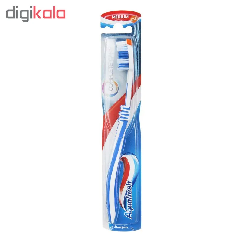 مسواک آکوا فرش مدل Complete Care با برس متوسط بسته 2 عددی - تصویر 5