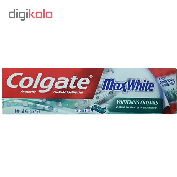 خمیر دندان کلگیت مدل Max White حجم 100 میلی لیتر - تصویر 2