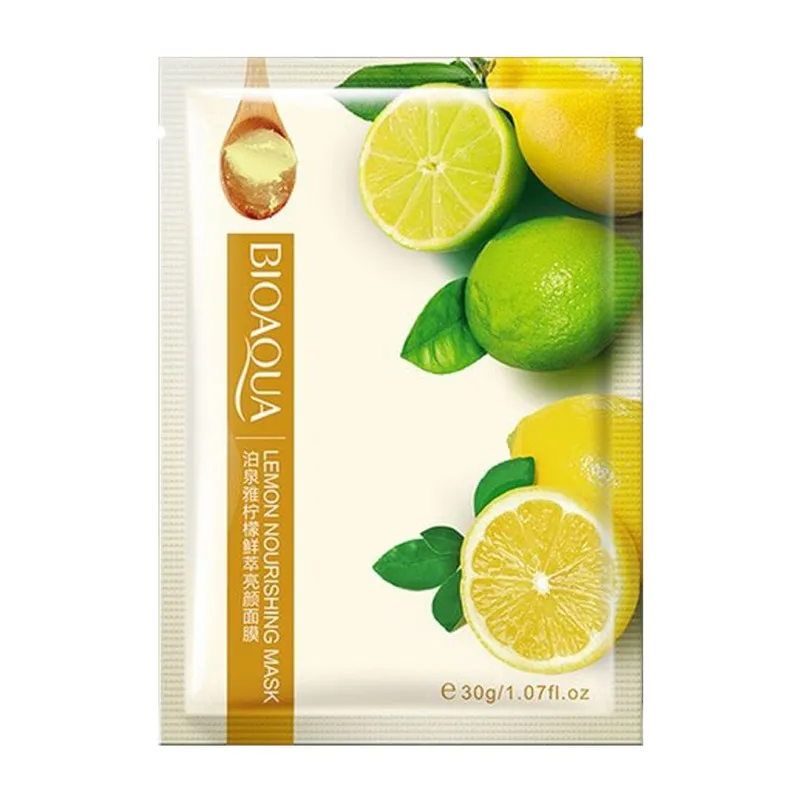 ماسک صورت بایو آکوا مدل Lemon وزن 30 گرم - تصویر 2