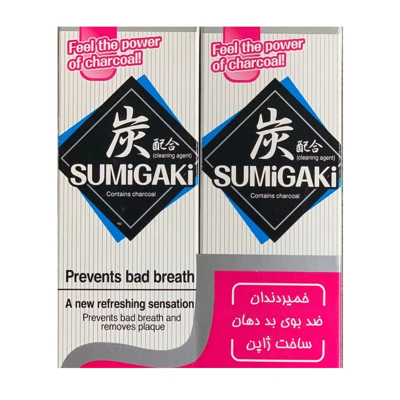 خمیر دندان کوبایاشی مدل Sumigaki حجم 100 میلی لیتر مجموعه 2 عددی - تصویر 2