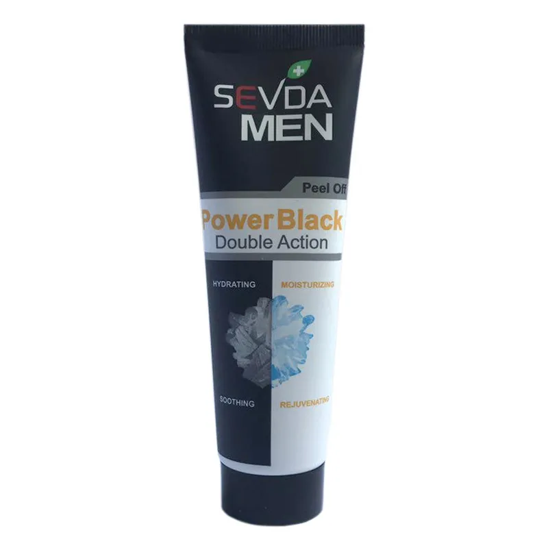 ماسک صورت آقایان سودا مدل Power Black حجم 100 میلیلیتر مناسب انواع پوست چرب، خشک، معمولی، حساس و آکنهای با خاصیت آبرسانی، تسکیندهنده و جوانکننده