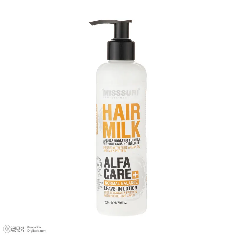 لوسیون شیر مو میسوری مدل Alfa Care مناسب برای مو معمولی حجم 250 میلیلیتر - تصویر 3