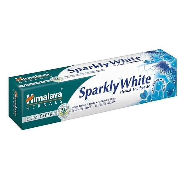 خمیر دندان هیمالیا مدل Sparkly White حجم 75 میلی لیتر مجموعه 2 عددی - تصویر 2