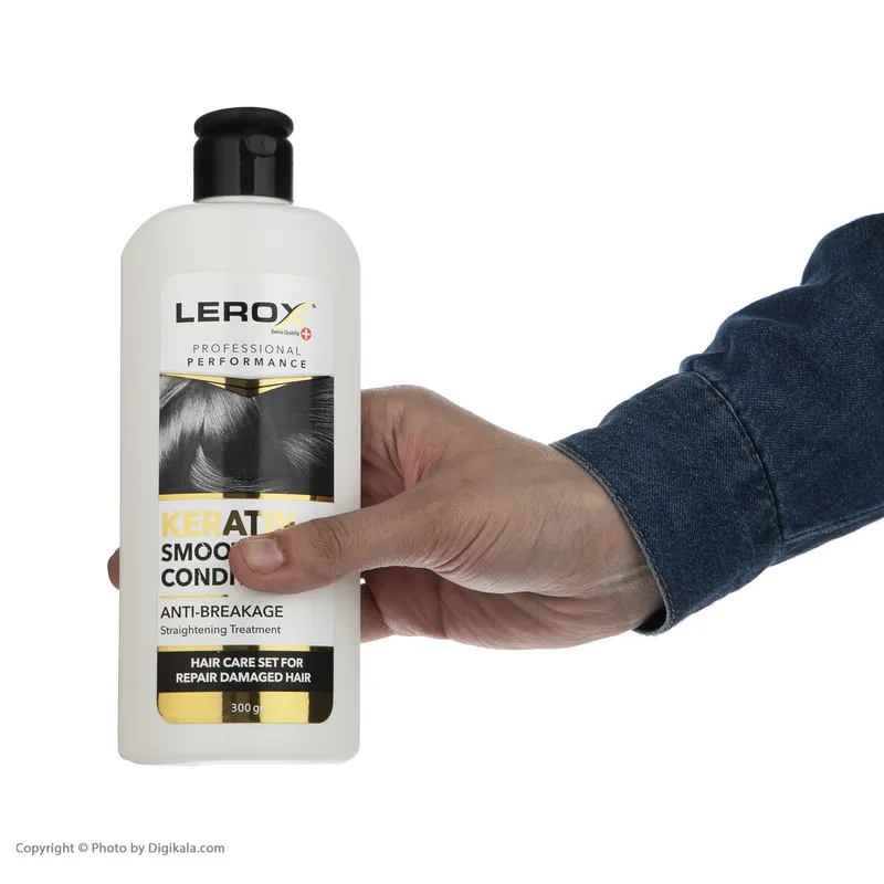 نرم کننده مو لروکس مدل Keratin حجم 300 میلی لیتر - تصویر 5