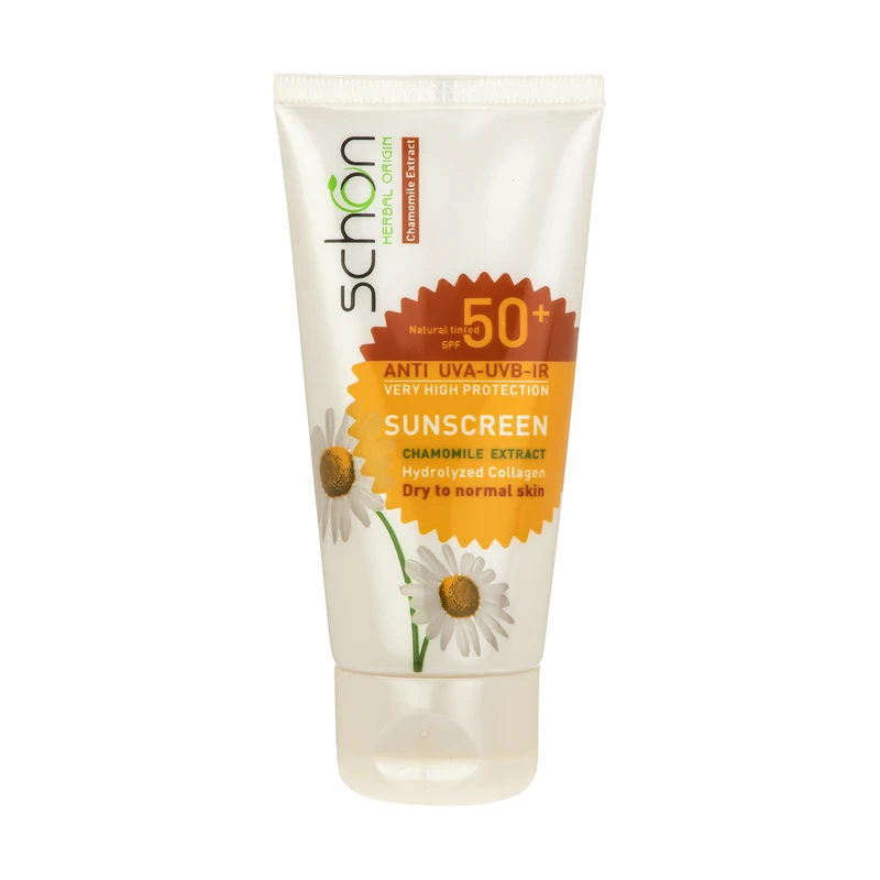 کرم ضد آفتاب رنگی شون، 50 SPF، مدل Herbal Origin، مناسب پوست خشک تا نرمال تنالیته رنگ متوسط و حجم 50 میلی‌لیتر، محافظت کننده در برابر اشعه UVA، UVB، IR، بافت سبک و فاقد چربی، بدون  - نمای 2