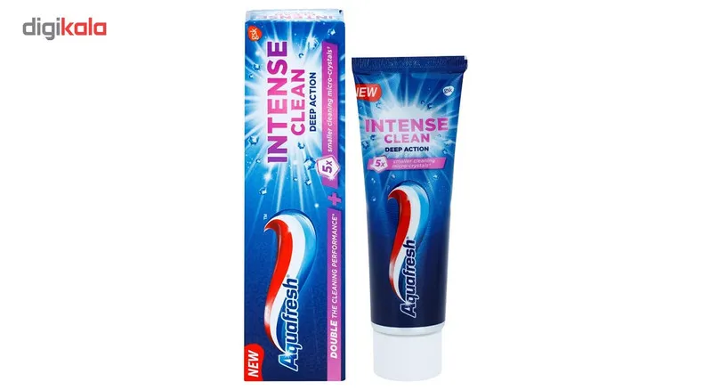 خمیر دندان آکوافرش سری Intense Clean مدل Deep Action حجم 75 میلی لیتر - تصویر 3