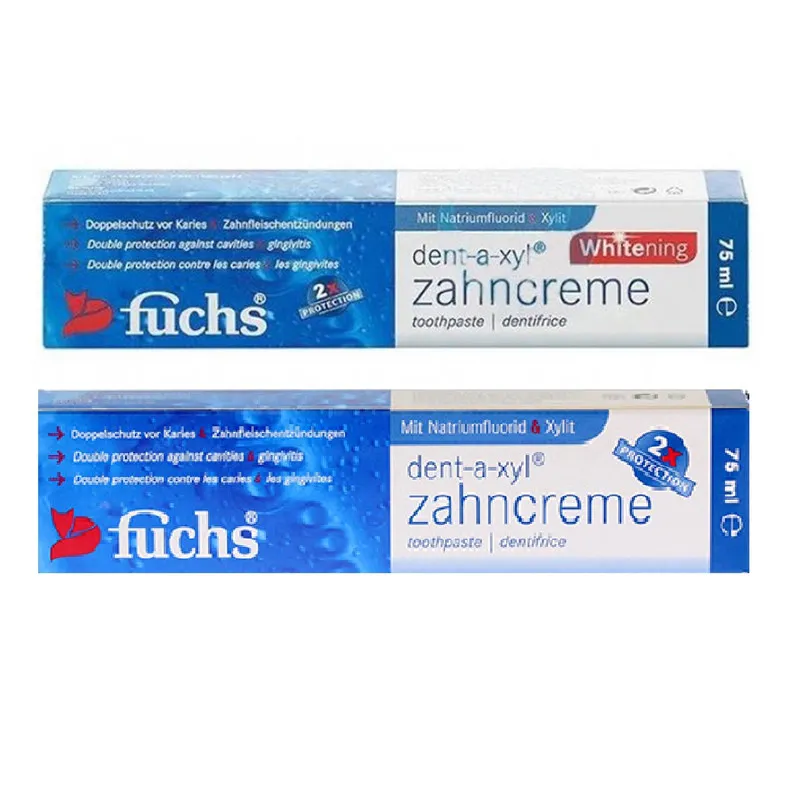 خمیر دندان فوکس مدل Dent-a-xyl حجم 75 میلی لیتر مجموعه 2 عددی