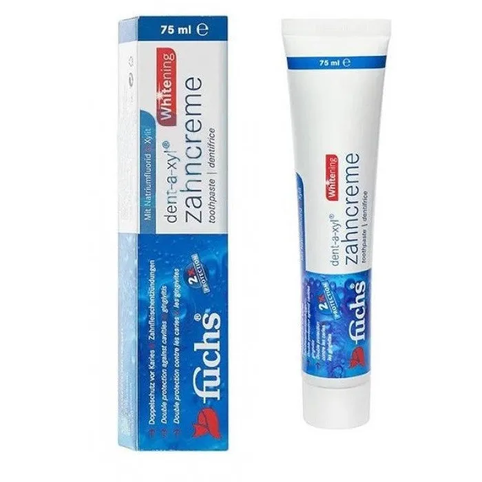خمیر دندان فوکس مدل Dent-a-xyl حجم 75 میلی لیتر مجموعه 2 عددی - تصویر 2