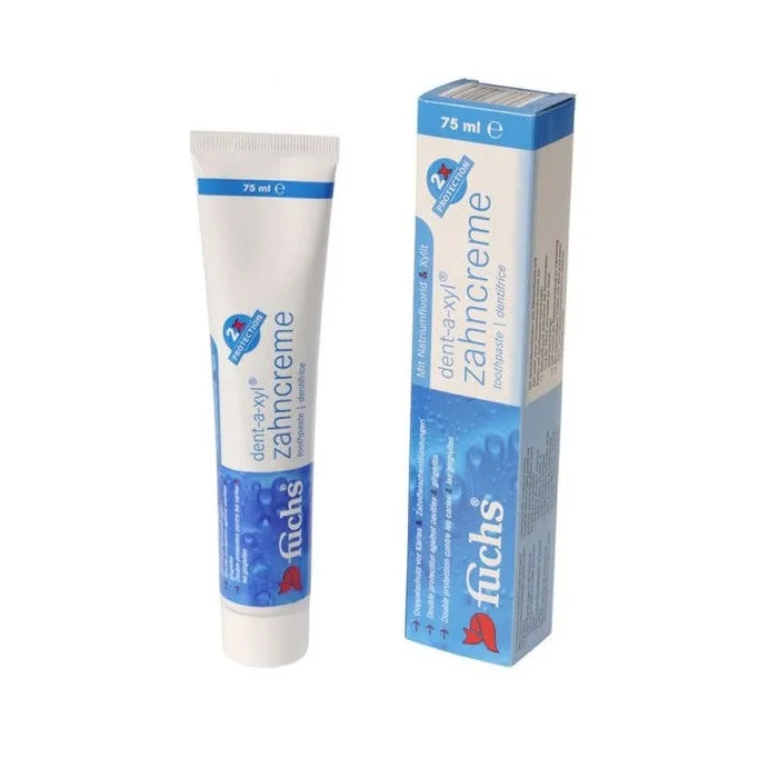 خمیر دندان فوکس مدل Dent-a-xyl حجم 75 میلی لیتر مجموعه 2 عددی - تصویر 3
