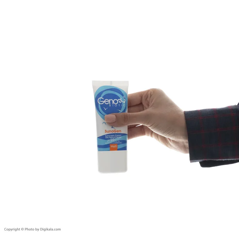 کرم ضد آفتاب ژنوبایوتیک مدل SunoGen وزن 50 گرم - تصویر 6