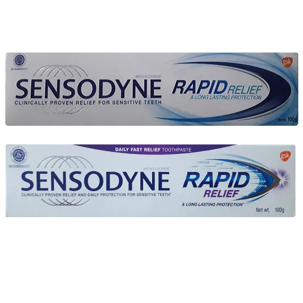 خمیر دندان سنسوداین مدل RAPID RELIEF حجم 75 میلی لیتر مجموعه 2 عددی