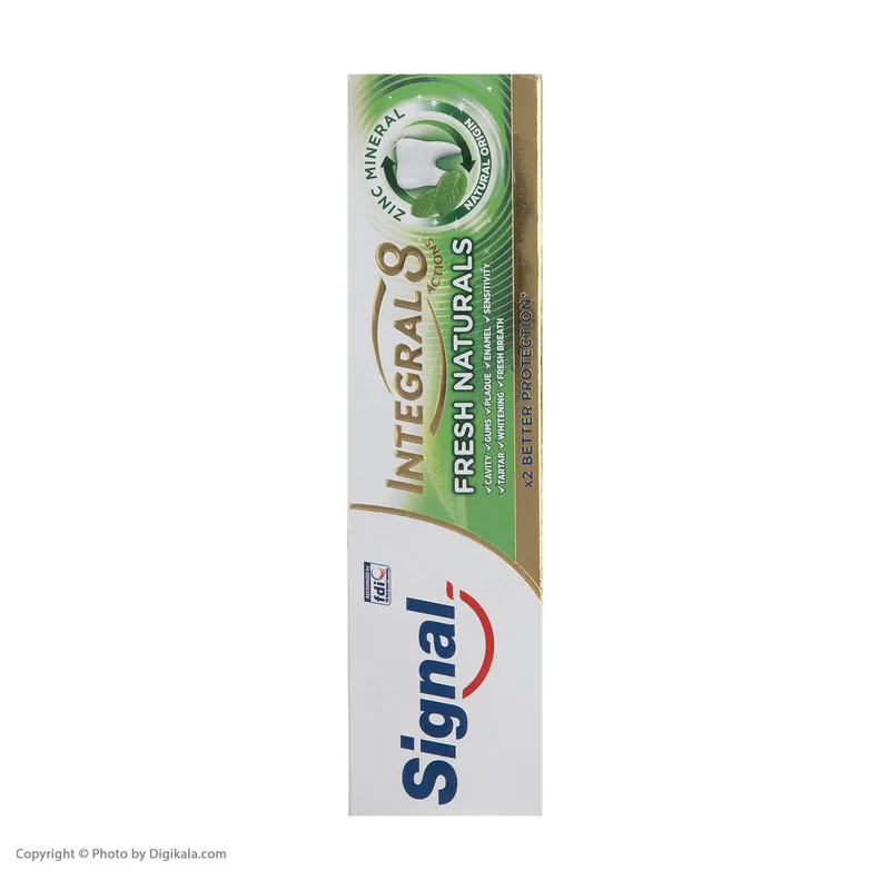 خمیر دندان چند منظوره سیگنال مدل Fresh Naturals حجم 75 میلی لیتر - تصویر 4