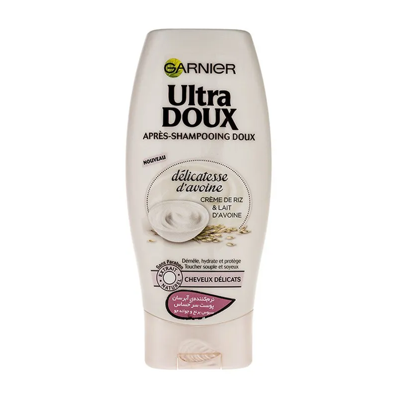نرم کننده مو گارنیه سری Ultra Doux مدل Oats Milk and Rice Bran حجم 200 میلی لیتر