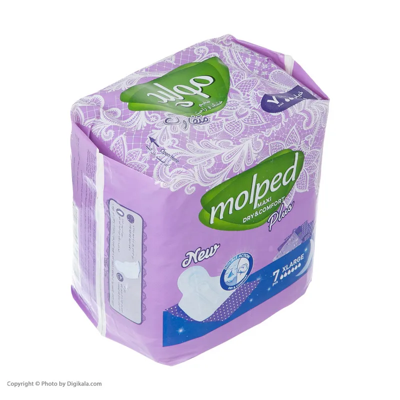 نوار بهداشتی مولپد مدل Extra XLarge بسته 7 عددی - تصویر 4