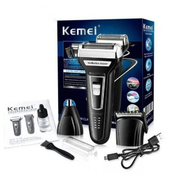 ماشین اصلاح موی صورت کیمی مدل KM-6558 - تصویر 6