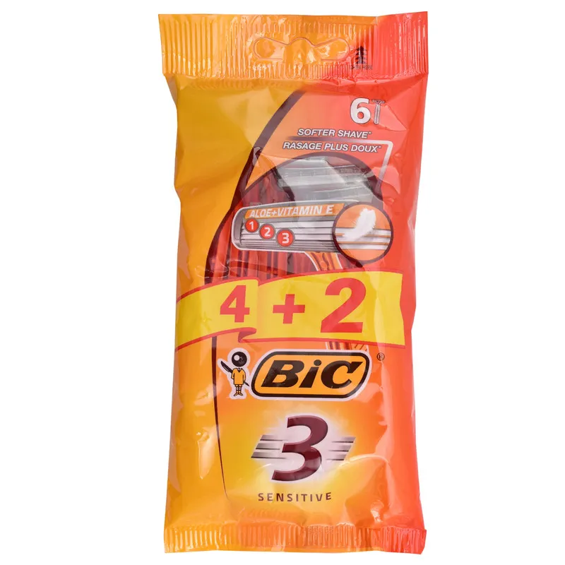 خود تراش بیک مدل SE3-6 بسته 6 عددی - تصویر 2