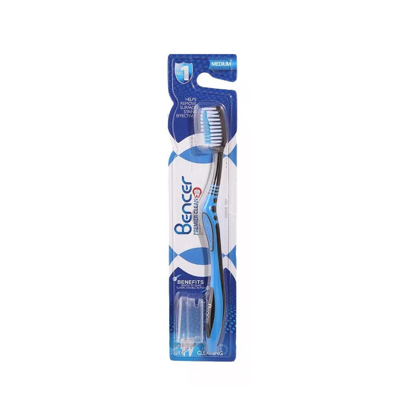 مسواک بنسر مدل Premier Clean با برس متوسط بسته 3 عددی - تصویر 3