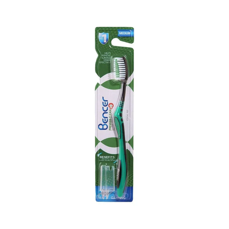 مسواک بنسر مدل Premier Clean با برس متوسط بسته 3 عددی - تصویر 4