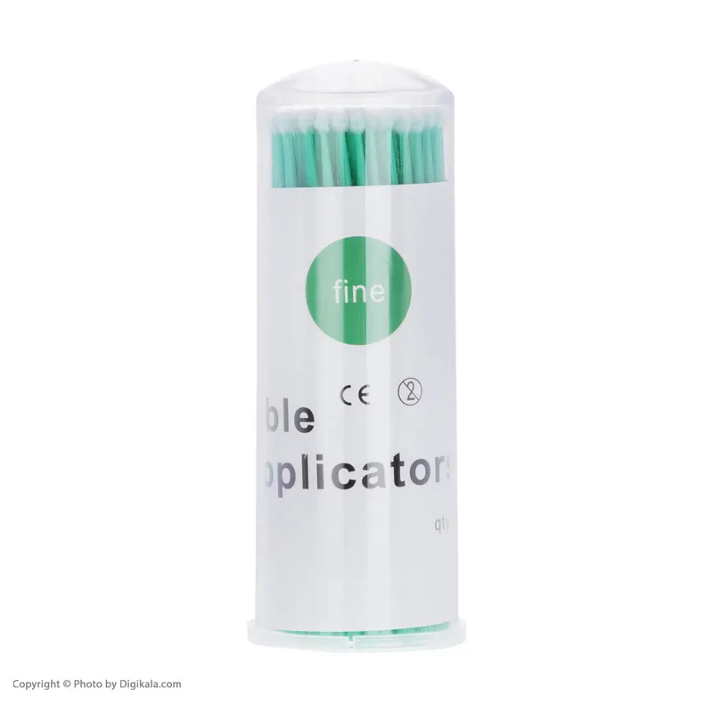قلم میکروبراش ناخن و مژه مدل PP-902 Fine بسته 100 عددی - تصویر 2