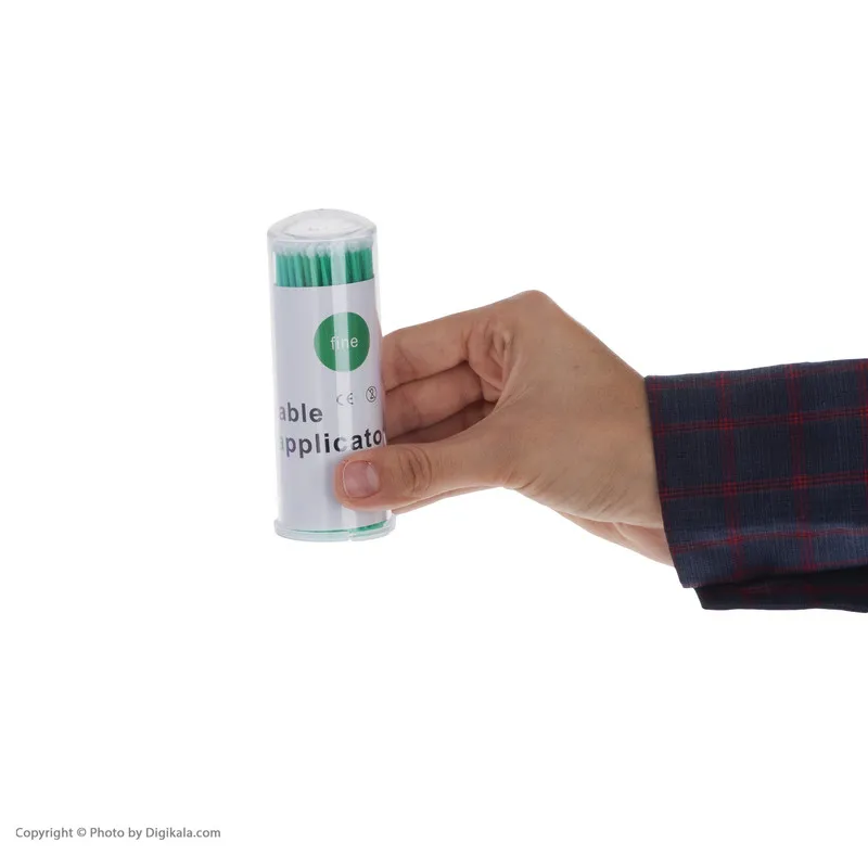 قلم میکروبراش ناخن و مژه مدل PP-902 Fine بسته 100 عددی - تصویر 5