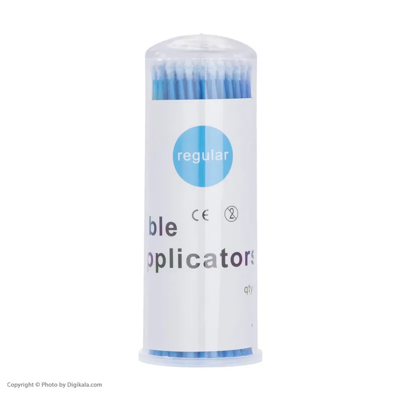 قلم میکروبراش ناخن و مژه مدل PP-901 Regular بسته 100 عددی - تصویر 2